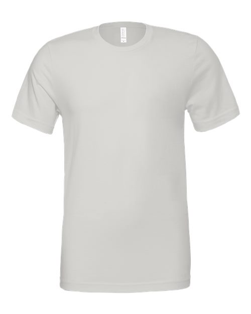 Bella Canvas 3001 Jersey Tee in Silver (56 pcs) w/ 1-Color Print