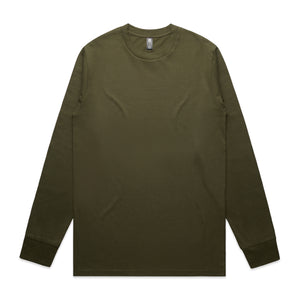 AS Colour 5071 Men's Classic L/S Tee in Army (42 pcs) w/ Up to 3-Color Print