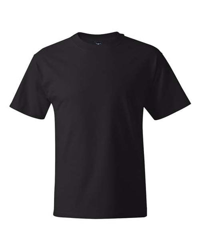 Hanes 5180 Beefy-T Black T-Shirt (43 pcs) w/ 1-Color Print