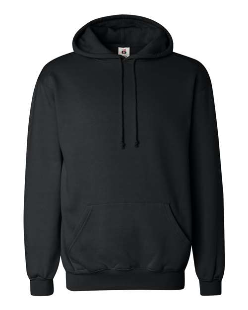 Badger 1254 Hooded Sweatshirt in Black (8pcs) w/ Up to 3 - Color Print